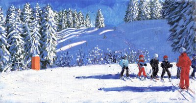 Jeunes skieurs, Morzine, France - Andrew Macara